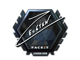 Sticker | Ex6TenZ (Foil) | London 2018