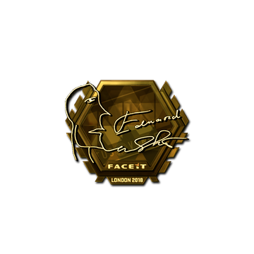 Sticker | Edward (Gold) | London 2018 image 360x360