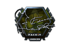 Sticker | Edward (Foil) | London 2018