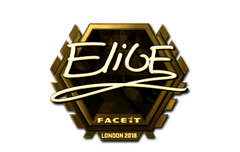 Sticker | EliGE (Gold) | London 2018