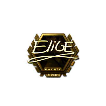 Sticker | EliGE (Gold) | London 2018 image 360x360