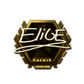 Sticker | EliGE (Gold) | London 2018 image 120x120