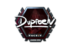 Sticker | dupreeh (Foil) | London 2018