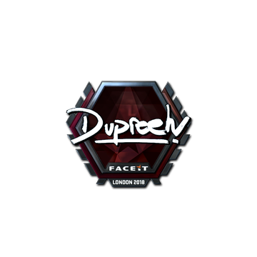 Sticker | dupreeh (Foil) | London 2018 image 360x360