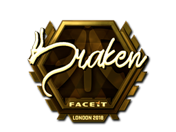 Adesivo | draken (Dourado) | Londres 2018