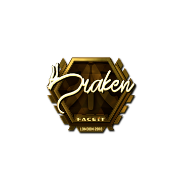 Sticker | draken (Gold) | London 2018 image 360x360