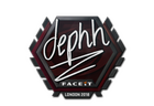 Sticker | dephh | London 2018