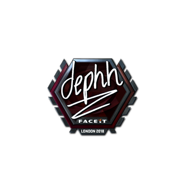 Sticker | dephh (Foil) | London 2018 image 360x360