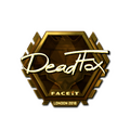 Sticker | DeadFox (Gold) | London 2018 image 120x120