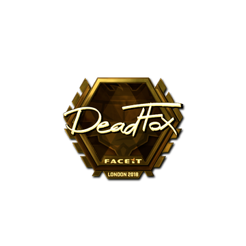 Sticker | DeadFox (Gold) | London 2018 image 360x360