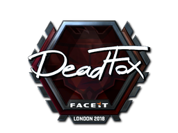 Matrica | DeadFox (fóliás) | London 2018