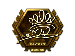 Sticker | DD (Goud) | London 2018