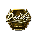 Sticker | DavCost (Gold) | London 2018 image 120x120