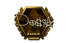 Sticker | Dosia (Gold) | London 2018