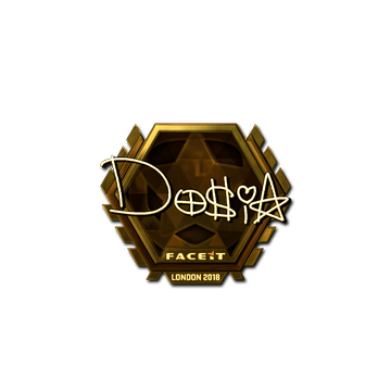 Sticker | Dosia (Gold) | London 2018 image 360x360