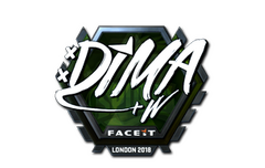 Sticker | Dima (Foil) | London 2018