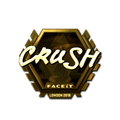 Sticker | crush (Gold) | London 2018 image 120x120