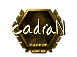 Adesivo | cadiaN (Oro) | London 2018