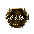 Sticker | cadiaN (Gold) | London 2018 image 120x120