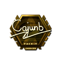 Sticker | cajunb (Gold) | London 2018 image 120x120