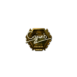 Sticker | cajunb (Gold) | London 2018