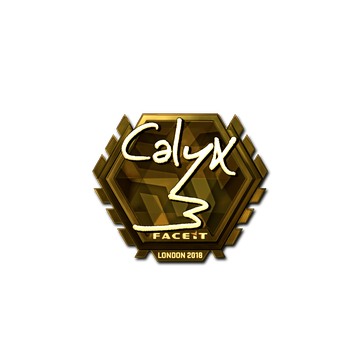 Sticker | Calyx (Gold) | London 2018 image 360x360