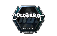 Sticker | coldzera (Foil) | London 2018