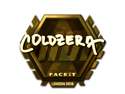 Adesivo | coldzera (Dourado) | Londres 2018