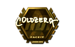 Sticker | coldzera (Gold) | London 2018