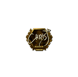 Sticker | chrisJ (Gold) | London 2018