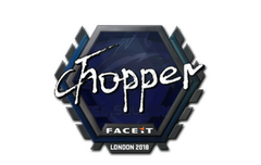 Sticker | chopper | London 2018