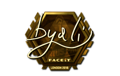 Sticker | byali (Gold) | London 2018