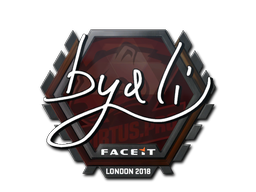 Klistermærke | byali | London 2018