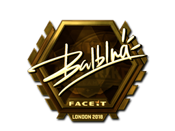 Autocolante | balblna (Gold) | Londres 2018