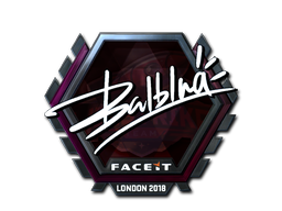 Sticker | balblna (Glimmend) | London 2018