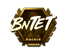 Samolepka | BnTeT (zlatá) | London 2018