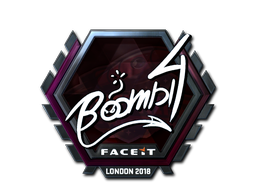 สติกเกอร์ | Boombl4 (ฟอยล์) | London 2018