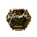 Sticker | autimatic (Gold) | London 2018 image 120x120