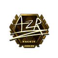 Sticker | AZR (Gold) | London 2018 image 120x120