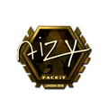 Sticker | aizy (Gold) | London 2018 image 120x120