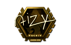 Sticker | aizy (Gold) | London 2018