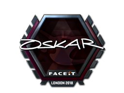Sticker | oskar (Foil) | London 2018
