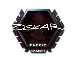 Pegatina | oskar (reflectante) | Londres 2018