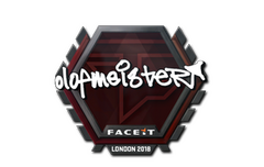 Sticker | olofmeister | London 2018