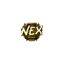 Sticker | nex (Gold) | London 2018