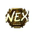 Sticker | nex (Gold) | London 2018 image 120x120