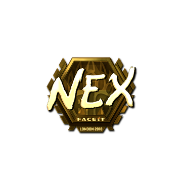 Sticker | nex (Gold) | London 2018 image 360x360