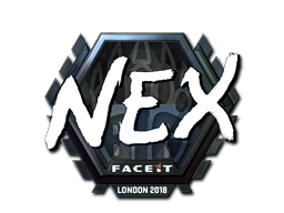 Adesivo | nex (Brilhante) | Londres 2018