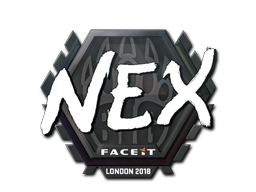 สติกเกอร์ | nex | London 2018