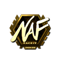 Sticker | NAF (Gold) | London 2018 image 120x120